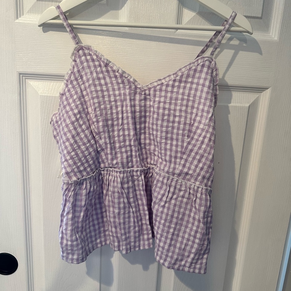 Sim & Sam - Plaid Tank Top